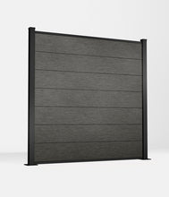 Load image into Gallery viewer, Suffolk Charcoal composite fence panel - Tall (set)
